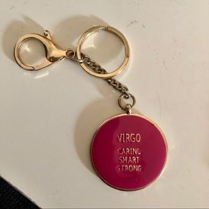 Virgo Horoscope Key Chain